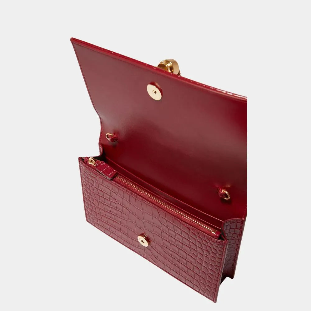 Katie Alligator-Embossed Bag