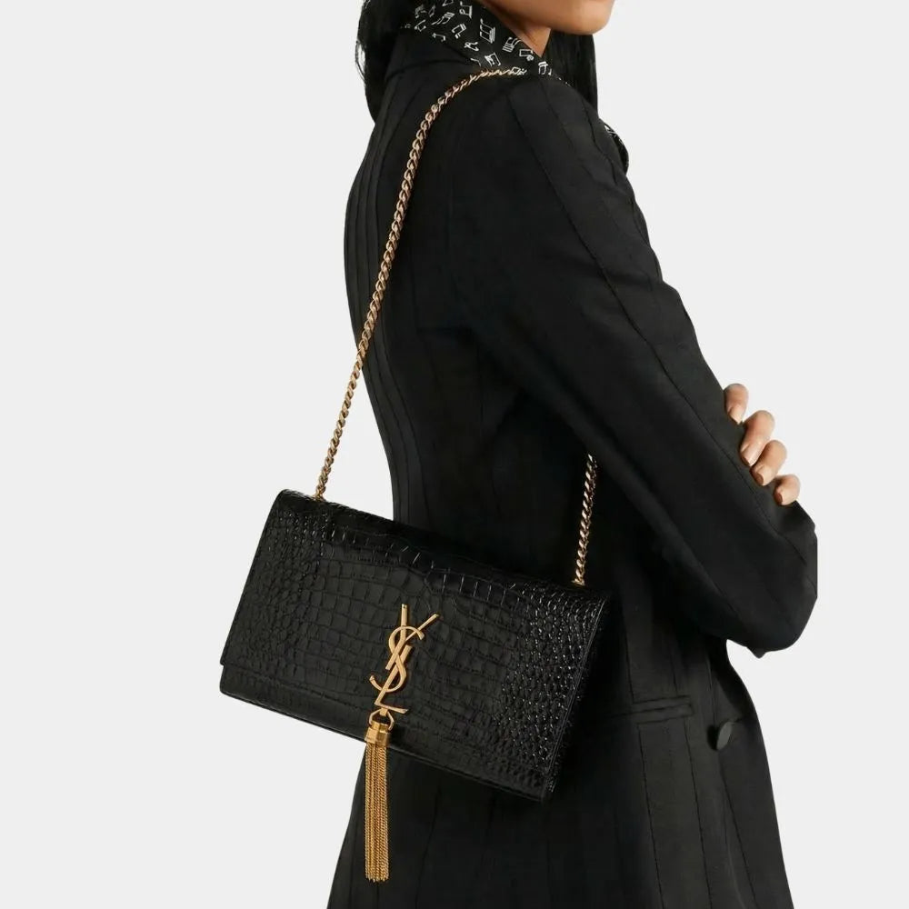 Katie Alligator-Embossed Bag