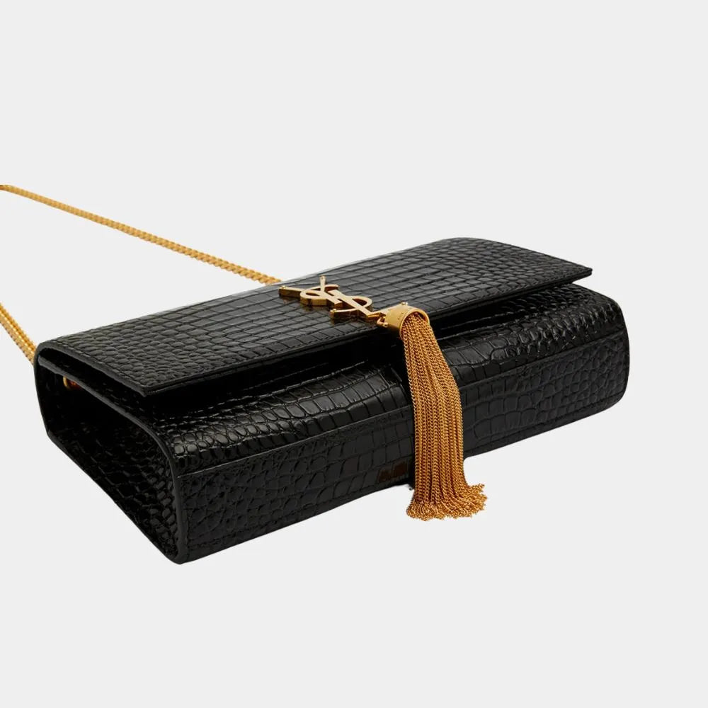 Katie Alligator-Embossed Bag