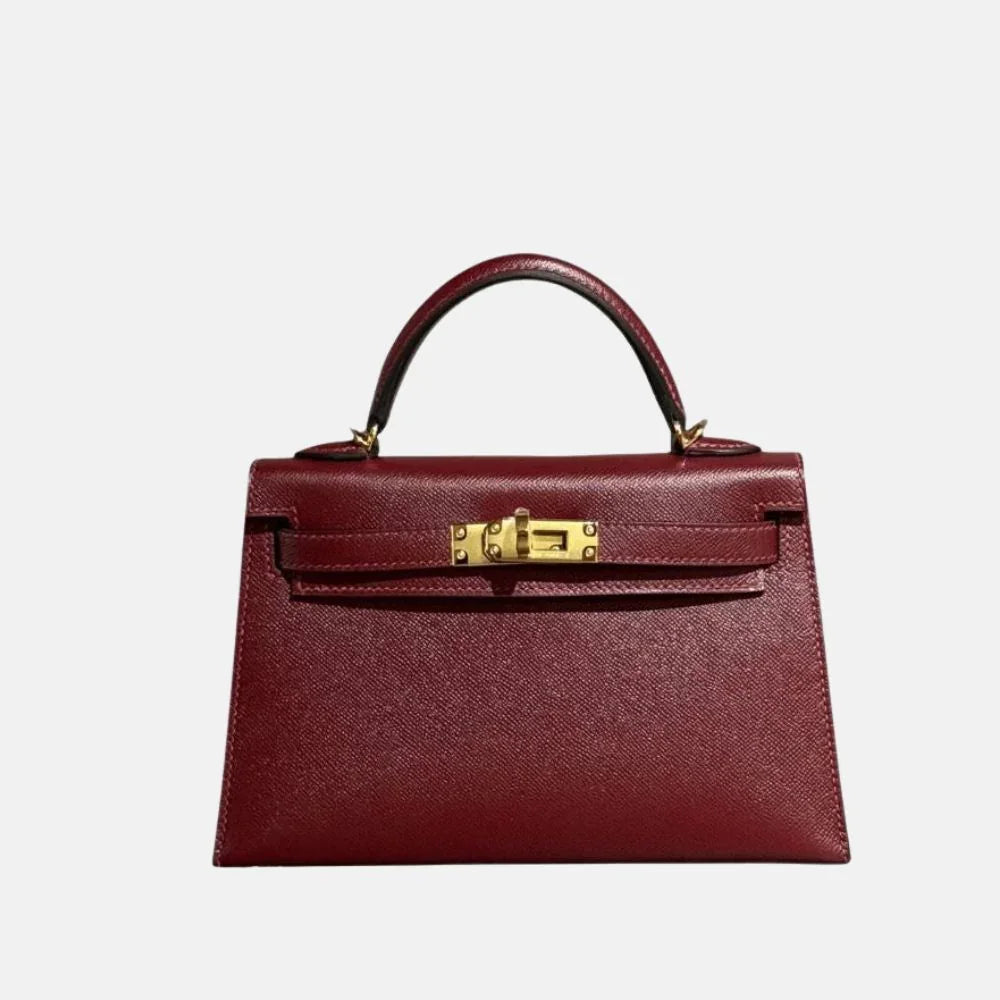 Kelly Mini Burgundy Bag