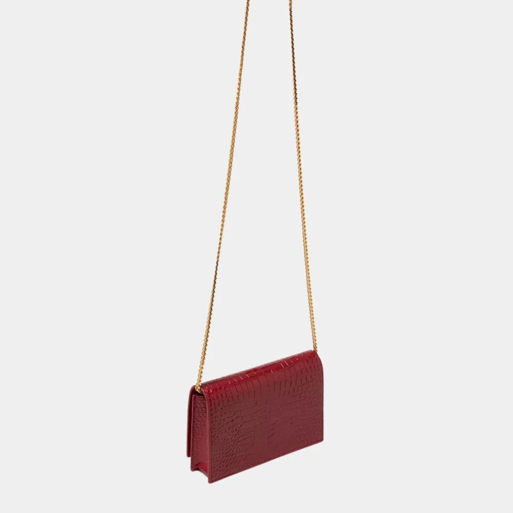 Katie Alligator-Embossed Bag