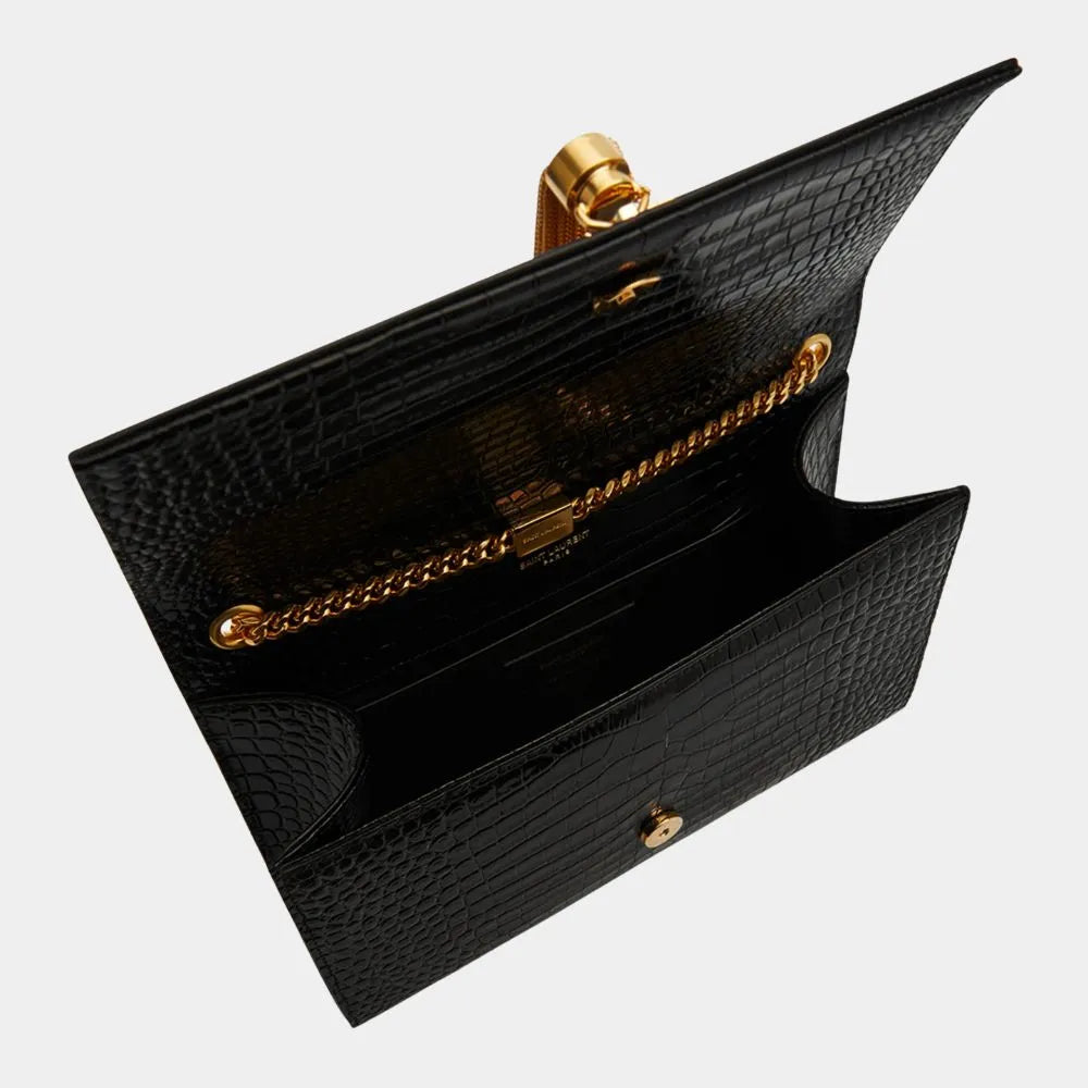 Katie Alligator-Embossed Bag