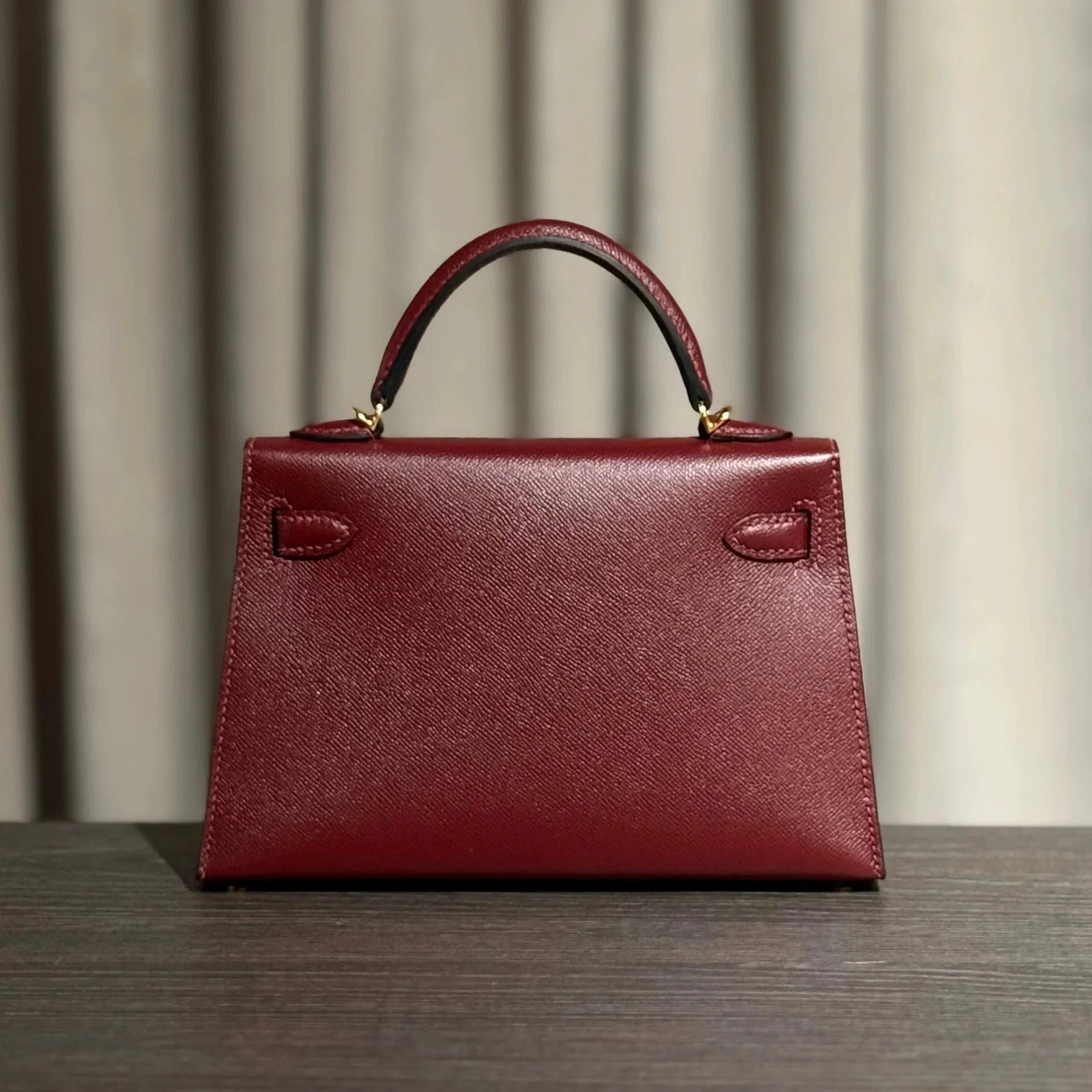 Kelly Mini Burgundy Bag