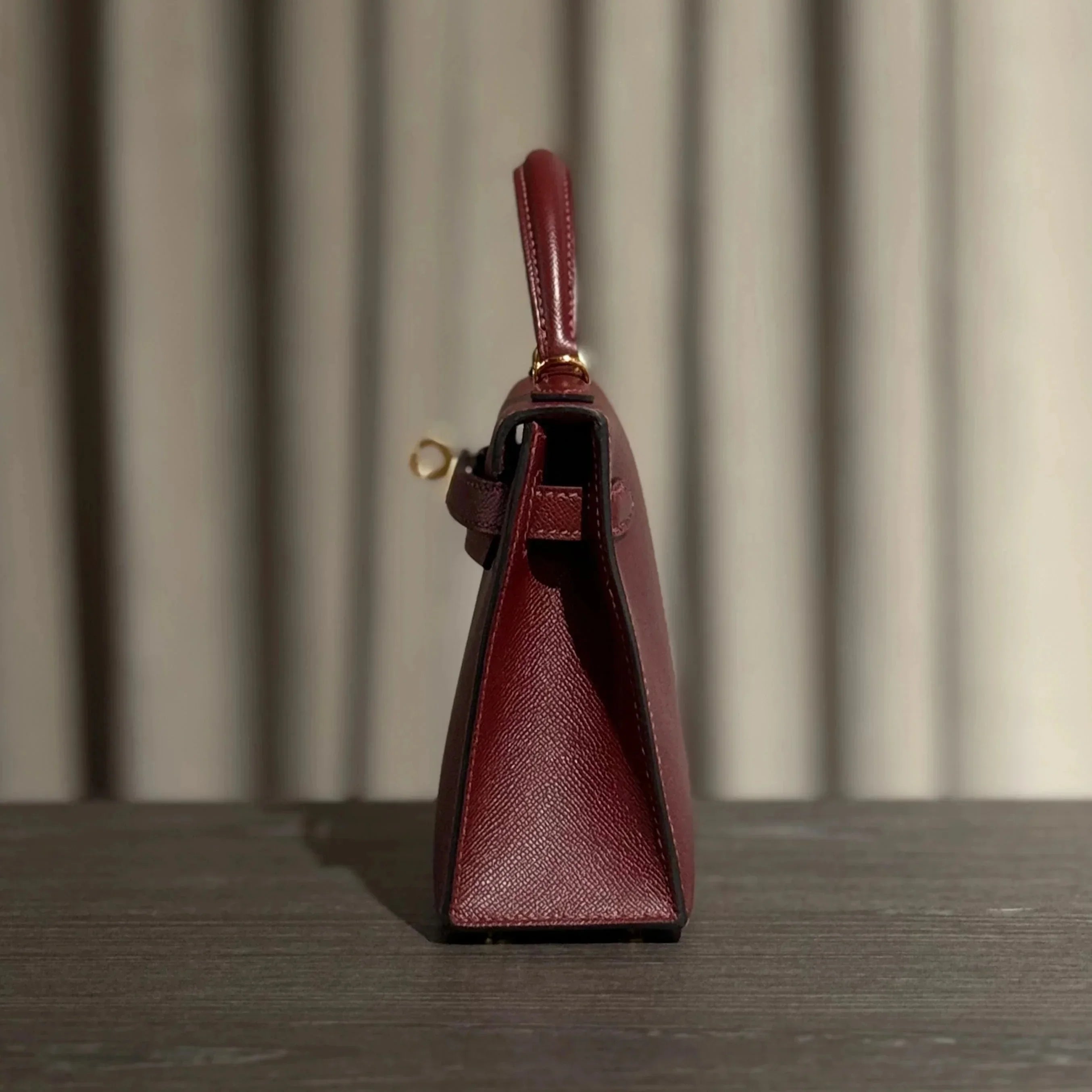 Kelly Mini Burgundy Bag