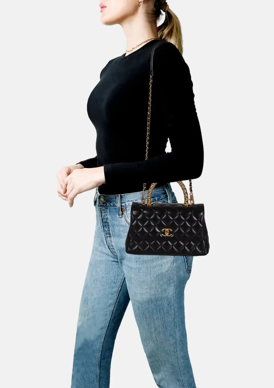 Mini Coco Top Handle Bag